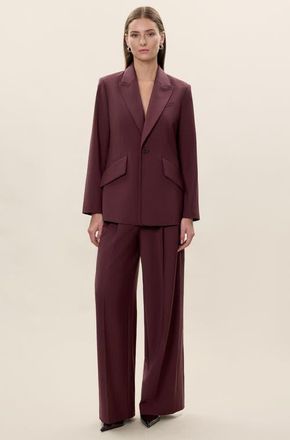 Rebecca Taylor Stevie Pant in Plum at Nordstrom, Size 10