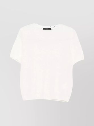 Max Mara lightweight round neck short sleeve top
