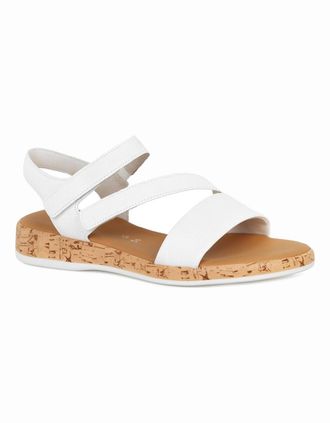 Gabor Womens Oporto Womens Sandals - White - Size: 5.5