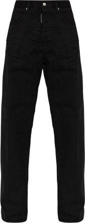 Dsquared2 San Diego Jeans - Dames - Regular Fit Jeans - Zwart - S - Denim - Jeans