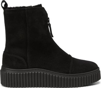 Marc O'Polo Platform Boots - Dames - Winterlaarzen - Zwart - 38 EU - Leer - Schoenen