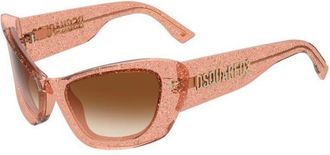 Dsquared2 D2 0118/S 733/HA Womens Sunglasses Pink Size 57