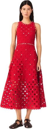 Maje Mirrored crochet dress at Nordstrom, Size 36 Eu