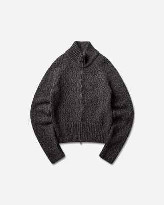 Our Legacy Women s Flight Zip Cardigan Stately Low Twist Merino