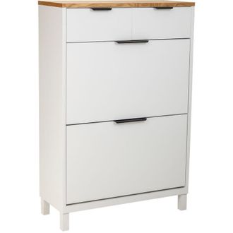 Wanderlust Deco Wanderlust Deco - Mueble Zapatero 2 Cajones Y 2 Puertas 80x33x120,5h Cm