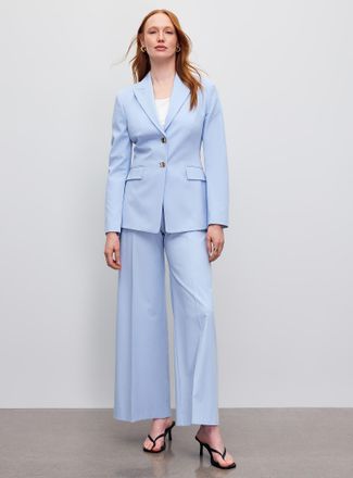 HUGO BOSS Womens Minimalist waist flowy crepe pant