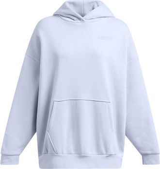 Under Armour Womens Under Armour Icon Fleece Ultra Oversized Hoodie in Blue