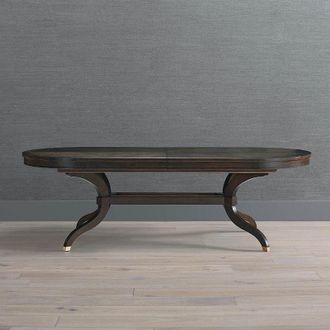 Frontgate Delmont Extendable Dining Table - Mocha - Frontgate