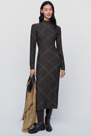 Barbour Adina Cotton Wool Knit Midi Dress