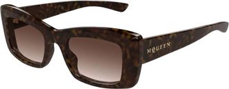 Alexander McQueen Zonnebrillen - Dames - Zonnebrillen - Bruin - 50 MM - Nylon - Accessoires