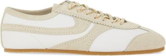 Dries Van Noten Low-Profile Leather Suede Sneakers