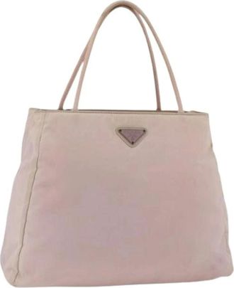Prada Pre-owned Tote Bags, female, Pink, Size: ONE SIZE Pre-owned Vintage Tote Bag