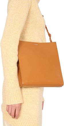 Jil Sander Long Asymmetric Wool Sweater - Yellow