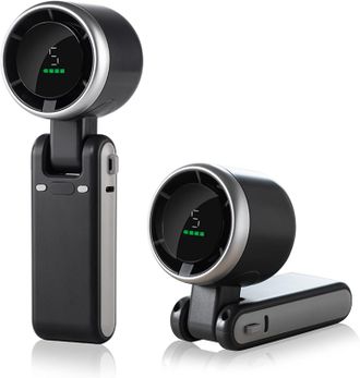 OEM Ventilador Port&aacute;til Turbo Mini, Bater&iacute;a Recargable De 3600 Mah Con Pantalla Led, Peque&ntilde;o Ventilador Personal Plegable 3 En 1 De 180&deg; Con 5 Velocidades