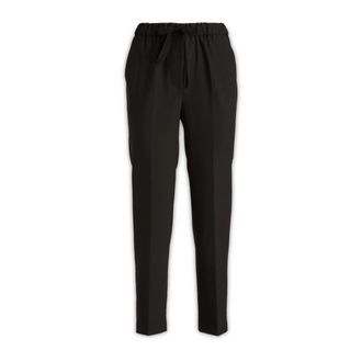 Brian Dales Stijlvolle broeken voor mannen - Dames - Slim Fit Broeken - Zwart - M - Broeken