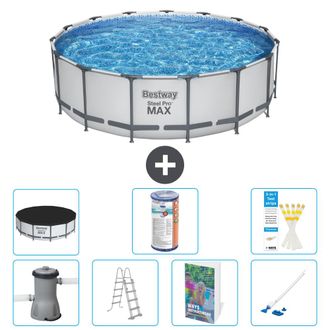 Bestway Piscina Bestway Steel Pro Max Redonda - 488x122 Cm - 8-piezas S549