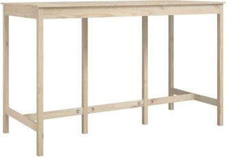 vidaXL Bar Table 180x80x110 cm Solid Wood Pine Vidaxl