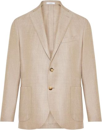 Boglioli Heren, Jassen, Beige, Maat: 3XL Linnen