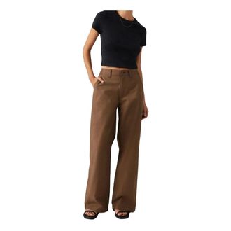 Levi's Dames, Broeken, Bruin, Maat: W30 L30 Katoen