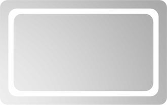 vidaXL Espejo De Ba&ntilde;o Led Transparente 80 X 50 Cm Vidrio Templado Vidaxl