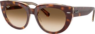 Ray-Ban Doreen Brown Clear Gradient Cat Eye Ladies Sunglasses RB2286 141451 52
