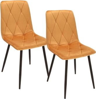 OEM 2 X Silla Piado Amarilla (juego De Patas + Tornillos)