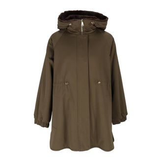 Bully Militare Jas - Dames - Mantels - Groen - Maat: S Synthetisch