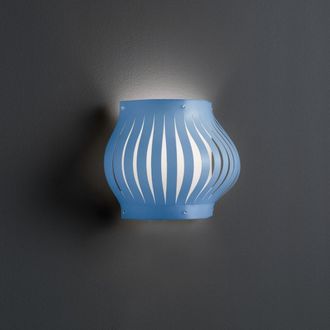 Linea Zero Aplique Balc&oacute;n Azul Pastel Cm. 33 X 17 X 25 Horas