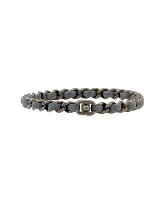 Chanel Leather Chain Cc Turnlock Bangle (Authentic Pre-Loved)