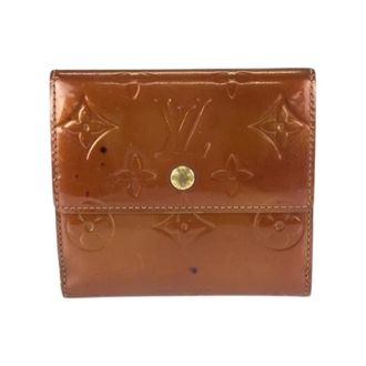 Louis Vuitton Pre-owned Wallets, female, Brown, Size: ONE SIZE Pre-owned Monogram Vernis Compact Wallet