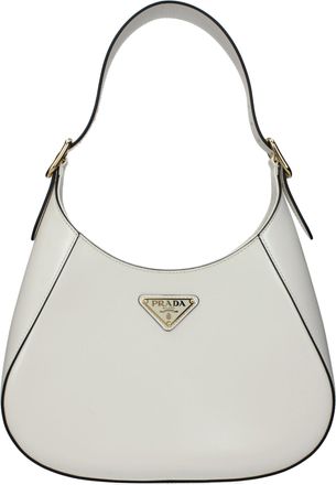 Prada Damess Witte leren schoudertassen