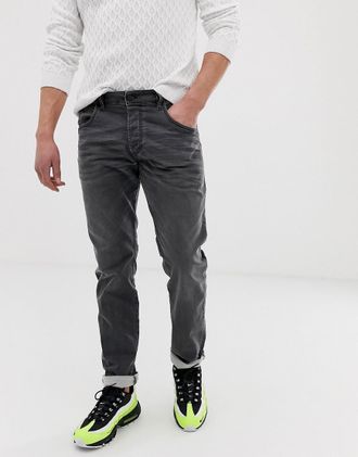 Diesel D-Bazer - Jeans slim affusolati grigio 0699P