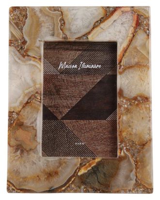 Sagebrook Home 4X6in Golden Agate Photo Frame