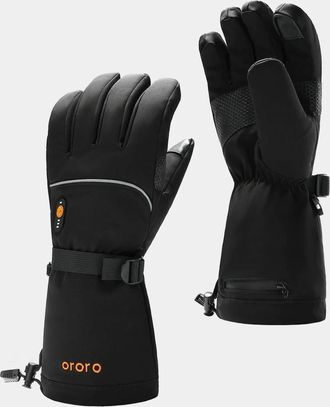 Ororo Unisex Buffalo Heated Gloves 2.0 In Black