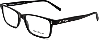 Ferragamo Ferragamo Mens 54 mm Black Opticals