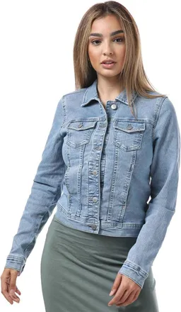 Only Dames/Dames Wonder Life Denim Jack (Lichtblauw vervaagd)