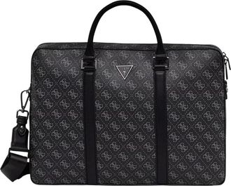 Guess Milano Laptoptas - Heren - Laptoptassen - Grijs - ONE Size - Polyester - Tassen
