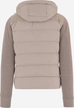 Moorer Mens Jacket Wool And Cashmere Beige