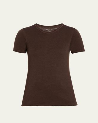 Majestic Filatures Machine Washable Cashmere Crewneck Top