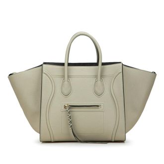 Celine Pre-owned Celine Medium Leather Luggage Phantom Tote Ladies L899F2O3SGH2XXCF