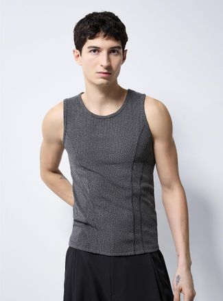 Le 31 Mens Bustier insert ribbed tank Imported from Seoul