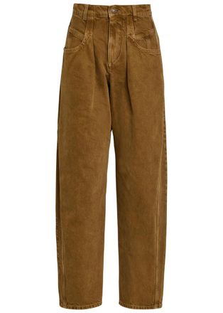 Isabel Marant Lisha Barrel-leg Jeans - Bronze - 34 (UK6 / XS)