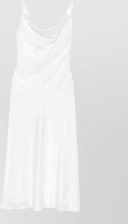 Rotate floral-jacquard midi dress