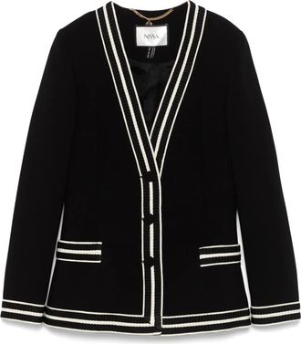 Nissa Blazer monopetto - Nero