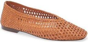 Madewell The Mylie Ballet Flat in Handwoven Leather in Baked Clay at Nordstrom Rack, Size 10.5