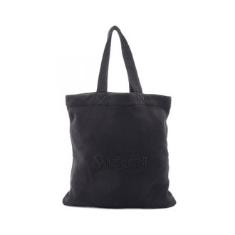 Saint Laurent Black Cotton Handbag Tote Bag (Pre-Owned)