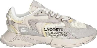 Lacoste Schoenen, Dames, Beige, 37 EU, Leer, L003 Neo Sneakers