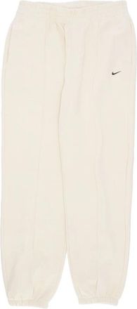 Nike Fleece Trainingsbroek Kokosmelk/Zwart - Dames - Trainingsbroeken - Beige - L - Katoen - Fitness