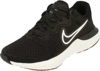 Nike Womens Renew Run 2 Running Trainers CU3505 Sneakers Shoes (UK 3 US 5.5 EU 36, Black White Dark Smoke Grey 005)