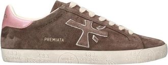 Premiata Stevend 8485 Sneaker - Dames - Sneakers - Bruin - 38 EU - Leer - Schoenen